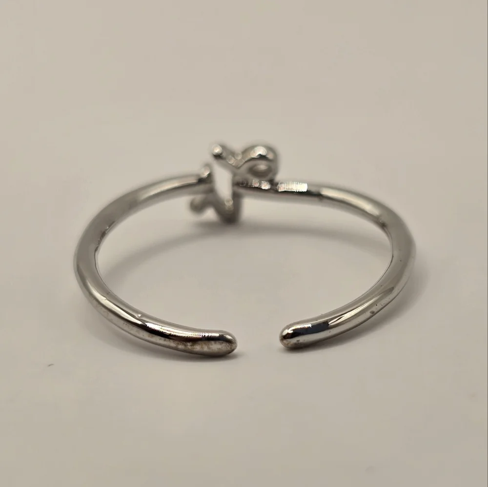 Earthbound Capricorn Zodiac Silver Tone Brass Adjustable Ring NWT